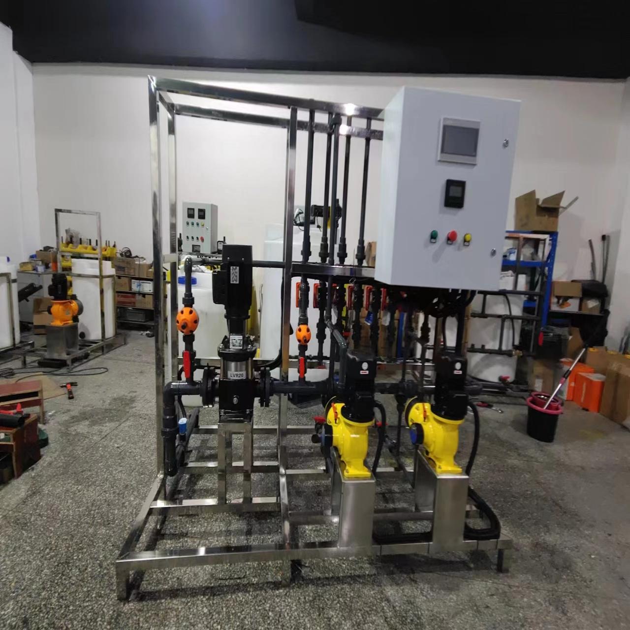 Ang neutralisasyon ng acid-base at aparato ng dosing